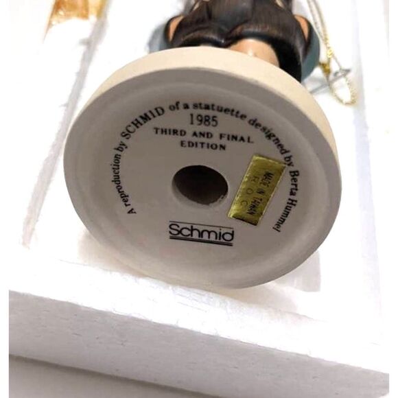 Schmid Statuette Figure Designed By Berta Hummel AlpineBoy Reproduction Ornament - Picture 4 of 4